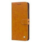 Business Style Oil Wax Texture Οριζόντια δερμάτινη θήκη για Samsung Galaxy A9 (2018) / A9s, με θήκη & υποδοχές για κάρτες & πορτοφόλι c(Καφέ) - Image 2