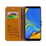 Business Style Oil Wax Texture Οριζόντια δερμάτινη θήκη για Samsung Galaxy A9 (2018) / A9s, με θήκη & υποδοχές για κάρτες & πορτοφόλι c(Καφέ) - Image 5