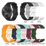 For Amazfit Bip Checkered Silicone Watch Band(Amy green) - Image 2