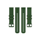 For Amazfit Bip Checkered Silicone Watch Band(Amy green) - Image 5
