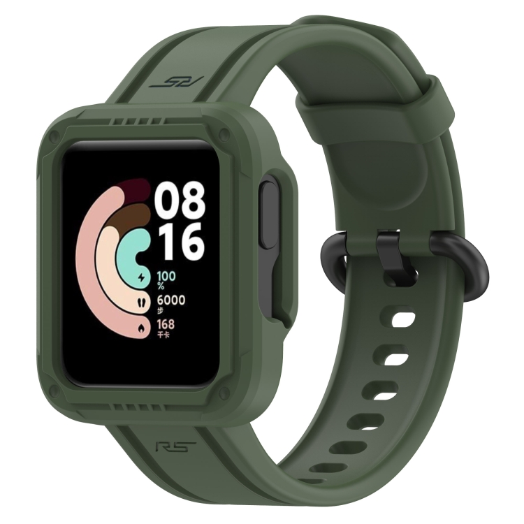 SYA001853902A For Xiaomi Redmi Watch 2 Lite Silicone Solid Color Watch Band(Dark Green) - Image 1