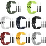 For Garmin Fenix 7X 26mm Horizontal Texture Silicone Watch Band with Removal Tool(Grey) - Image 3