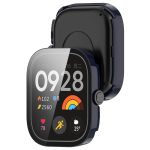 For Redmi Watch 4 PC + Tempered Film Integrated Watch Case(Ink Blue) - Image 4