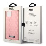Karl Lagerfeld 3D Monogram Back Cover Σιλικόνης Ροζ (iPhone 14 Plus) - Image 2