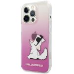 Karl Lagerfeld Choupette Fun Back Cover Πλαστικό Ροζ (iPhone 14 Pro Max)