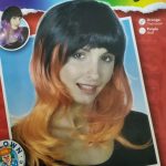 Αποκριάτικη Περούκα Rainbow Wig (Πορτοκαλί)