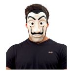 Αποκριάτικη  Μάσκα Προσώπου Ληστής με Μουστάκι