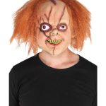 Αποκριάτικη Μάσκα Προσώπου Latex Τρομακτική Κούκλα
