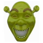 Αποκριάτικη  Μάσκα Προσώπου Πράσινο Τέρας