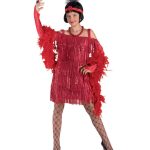 Αποκριάτικη Παιδική Στολή Κόκκινο Τσάρλεστον Με Πούλιες