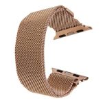 Για Apple Watch 42mm Milanese Loop Μαγνητικό λουράκι ρολογιού από ανοξείδωτο χάλυβα (ροζ χρυσός) - Image 5