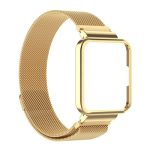 For Xiaomi Redmi Watch 2 Lite 2 in 1 Milano Metal Watch Band with Watch Frame(Gold) - Image 5