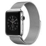 Για Apple Watch 42mm Milanese Loop Μαγνητικό λουράκι ρολογιού από ανοξείδωτο χάλυβα (ασημί)