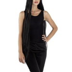 Περούκα Extra Long Μαύρη