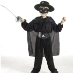 Σετ Ζορό Παιδική Κάπα Καπέλο