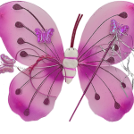 Αποκριάτικο Σετ/Στέκα-Ραβδάκι-Φτερά(ΚΙΤΡΙΝΟ)