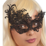 Μάσκα Ματιών Με Δαντέλα-ΧΡΥΣΟ ΚΑΙ ΜΑΥΡΟ