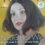 Αποκριάτικη Καστανή Περούκα Καρέ