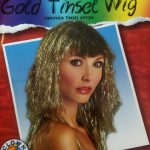 Αποκριάτικη Περούκα TINSEL Χρυσή