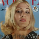 Αποκριάτικη Περούκα  Ξανθιά Καρέ