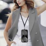 Κρεμαστό τηλέφωνο SWING με ρυθμιζόμενο μήκος / μήκος καλωδίου 165 cm (μέγιστο 82,5 cm στη θηλιά) / για ώμο ή λαιμό - μαύρο - Image 3