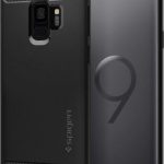 Spigen Rugged Armor Back Cover Σιλικόνης Μαύρο (Galaxy S9)