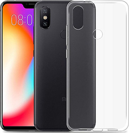 Redmi 6 Pro TPU Ultra Slim Back Cover Σιλικόνης Διάφανο - Image 1