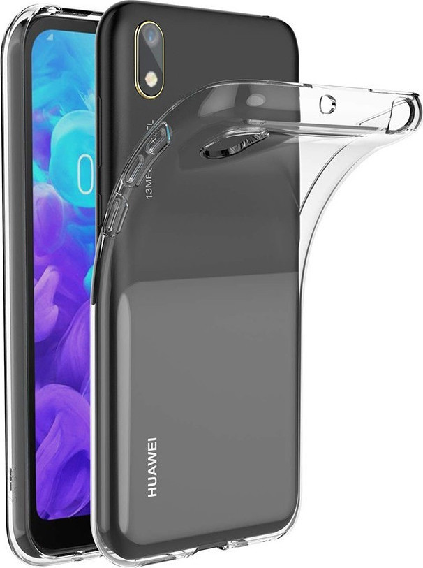 Ultra Slim 0.5mm Back Cover Σιλικόνης Διάφανο (Huawei Y5 2019) - Image 1