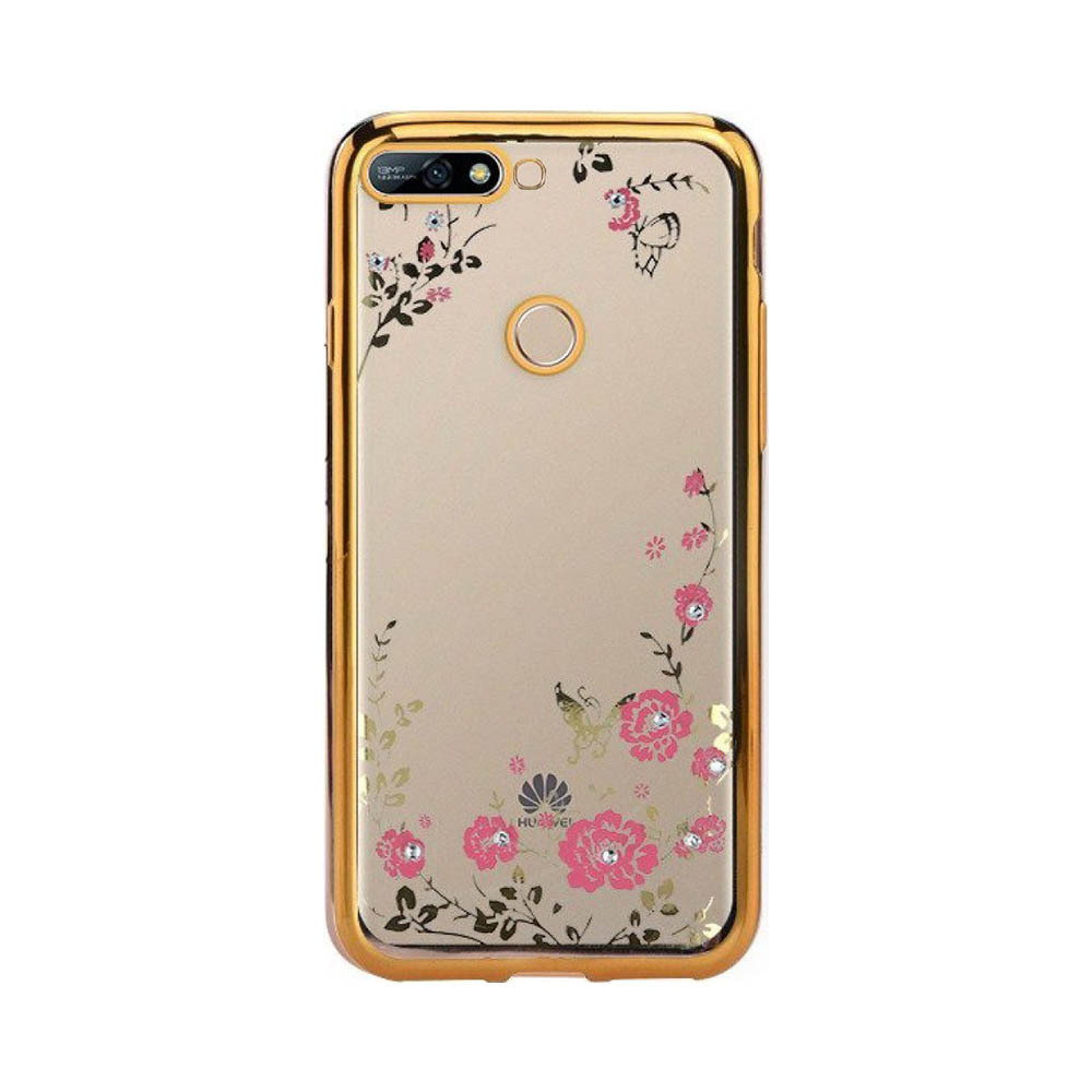 20230330095429_forcell_back_cover_silikonis_diamond_garden_chryso_huawei_y7_2018_y7_prime_2018_honor_7c Forcell Back Cover Σιλικόνης Diamond Garden Χρυσό (Huawei Y7 Prime 2018) - Image 1