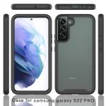For Samsung Galaxy S22 5G Starry Sky Solid Color PC + TPU Phone Case(Black) - Image 3