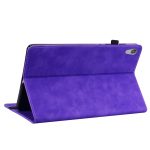 For Lenovo Tab M10 HD 2nd Gen TB-X306X Skin Feel Solid Color Zipper Leather Tablet Case(Purple) - Image 5