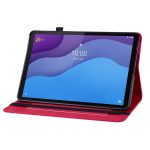 For Lenovo Tab M10 HD 2nd Gen TB-X306X Skin Feel Solid Color Zipper Leather Tablet Case(Red) - Image 4