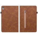 For Lenovo Tab M10 HD 2nd Gen TB-X306X Skin Feel Solid Color Zipper Leather Tablet Case(Brown) - Image 2