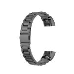 For Huawei Band 4 Pro (TER-B29S) / Band 3 Pro (TER-B29) / Band 3 (TER-B09) Three Beads Steel Wrist Strap Watchband(Black) - Image 3