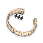 For Huawei Band 4 Pro (TER-B29S) / Band 3 Pro (TER-B29) / Band 3 (TER-B09) Three Beads Steel Wrist Strap Watchband(Champagne) - Image 5