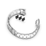 For Huawei Band 4 Pro (TER-B29S) / Band 3 Pro (TER-B29) / Band 3 (TER-B09) Three Beads Steel Wrist Strap Watchband(Silver) - Image 5