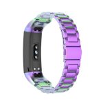 For Huawei Honor Band 4 (CRS-B19) / Honor Band 5 (CRS-B19S) Three Beads Steel Wrist Strap Watchband(Colorful) - Image 2