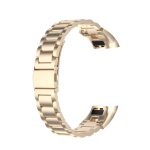 For Huawei Honor Band 4 (CRS-B19) / Honor Band 5 (CRS-B19S) Three Beads Steel Wrist Strap Watchband(Champagne) - Image 3