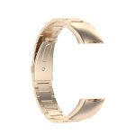For Huawei Honor Band 4 (CRS-B19) / Honor Band 5 (CRS-B19S) Three Beads Steel Wrist Strap Watchband(Champagne) - Image 4