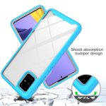 For Galaxy A31 Starry Sky Solid Color Series Shockproof PC + TPU Protective Case(Black) - Image 6