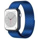 For Apple Watch Ultra 49mm Magnetic Buckle Stainless Steel Metal Watch Band(Blue)
