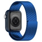 For Apple Watch Ultra 49mm Magnetic Buckle Stainless Steel Metal Watch Band(Blue) - Image 2