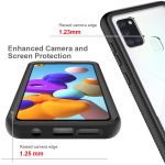 For Samsung Galaxy A21s Starry Sky Solid Color Series Shockproof PC + TPU Protective Case(Black) - Image 5