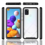 For Samsung Galaxy A21s Starry Sky Solid Color Series Shockproof PC + TPU Protective Case(Black) - Image 8