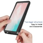 For Samsung Galaxy Note20 Ultra Starry Sky Solid Color Series Shockproof PC + TPU Protective Case(Black) - Image 3