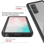For Samsung Galaxy Note20 Ultra Starry Sky Solid Color Series Shockproof PC + TPU Protective Case(Black) - Image 5