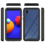 For Samsung Galaxy A01 Core / M01 Core Starry Sky Solid Color Series Shockproof PC + TPU Protective Case(Black) - Image 2
