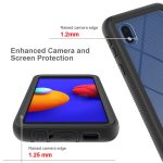 For Samsung Galaxy A01 Core / M01 Core Starry Sky Solid Color Series Shockproof PC + TPU Protective Case(Black) - Image 4