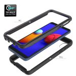 For Samsung Galaxy A01 Core / M01 Core Starry Sky Solid Color Series Shockproof PC + TPU Protective Case(Black) - Image 5