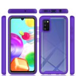 For Samsung Galaxy A41 Starry Sky Solid Color Series Shockproof PC + TPU Protective Case(Black) - Image 2